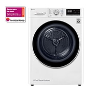 Vooraanzicht van 8kg DUAL Inverter Warmtepomp Droger Wit | Auto Cleaning Condenser | Allergy Care™, RH80V9AV4N