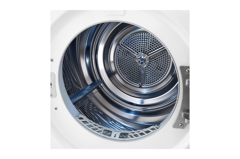 LG 8kg DUAL Inverter Warmtepomp Droger Wit | Auto Cleaning Condenser | Allergy Care™, RH80V9AV4N