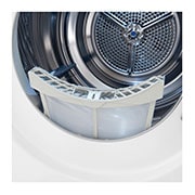 LG 9kg DUAL Inverter Warmtepomp Droger Wit | Eco Hybrid™ | Allergy Care™ | Auto Cleaning Condenser, RH90V5AV6N