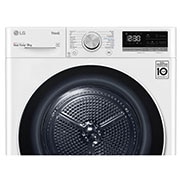 LG 9kg DUAL Inverter Warmtepomp Droger Wit | Eco Hybrid™ | Allergy Care™ | Auto Cleaning Condenser, RH90V5AV6N