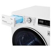 LG 9kg DUAL Inverter Warmtepomp Droger Wit | Eco Hybrid™ | Allergy Care™ | Auto Cleaning Condenser, RH90V5AV6N