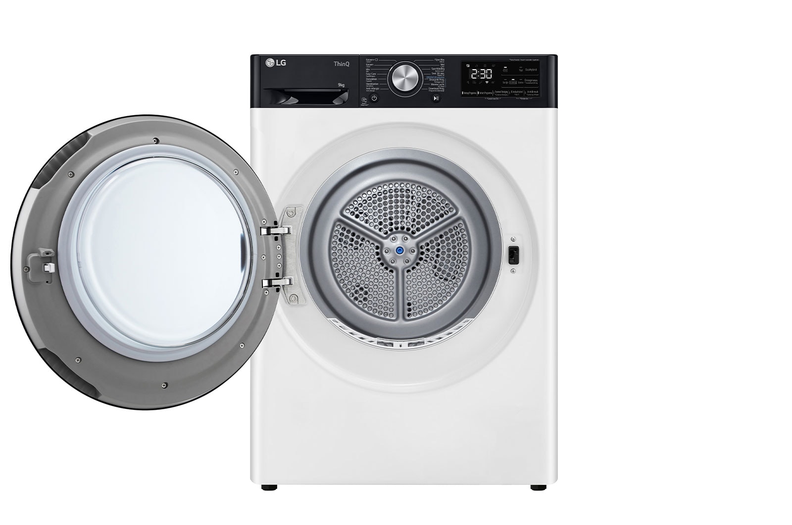 LG 9kg Droger RH90V9LVEN Wit | A+++ Energieklasse | DUAL Inverter Heat Pump™ | Allergy Care™ | LG NL, RH90V9LVEN