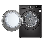 LG 9kg DUAL Inverter Warmtepomp Droger Zwart |Eco Hybrid™ | Allergy Care™ | Auto Cleaning Condenser, RH90V9ZVEN