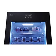 LG 352L Koelkast en vriezer Zwart | MoodUP™ | InstaView™ | ThinQ™, GBG7190CEV
