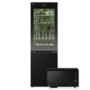 LG InstaView™ koel-vries combinatie & combi-magnetron MJ3965BIB, GBG7190CEV.MJ39BIB