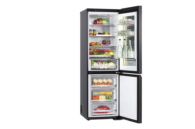 LG 352L Koelkast en vriezer Wit | MoodUP™ | InstaView™ | ThinQ™, GBG719MDNN