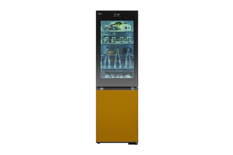 LG 352L Koelkast en vriezer Wit | MoodUP™ | InstaView™ | ThinQ™, GBG719MDNN