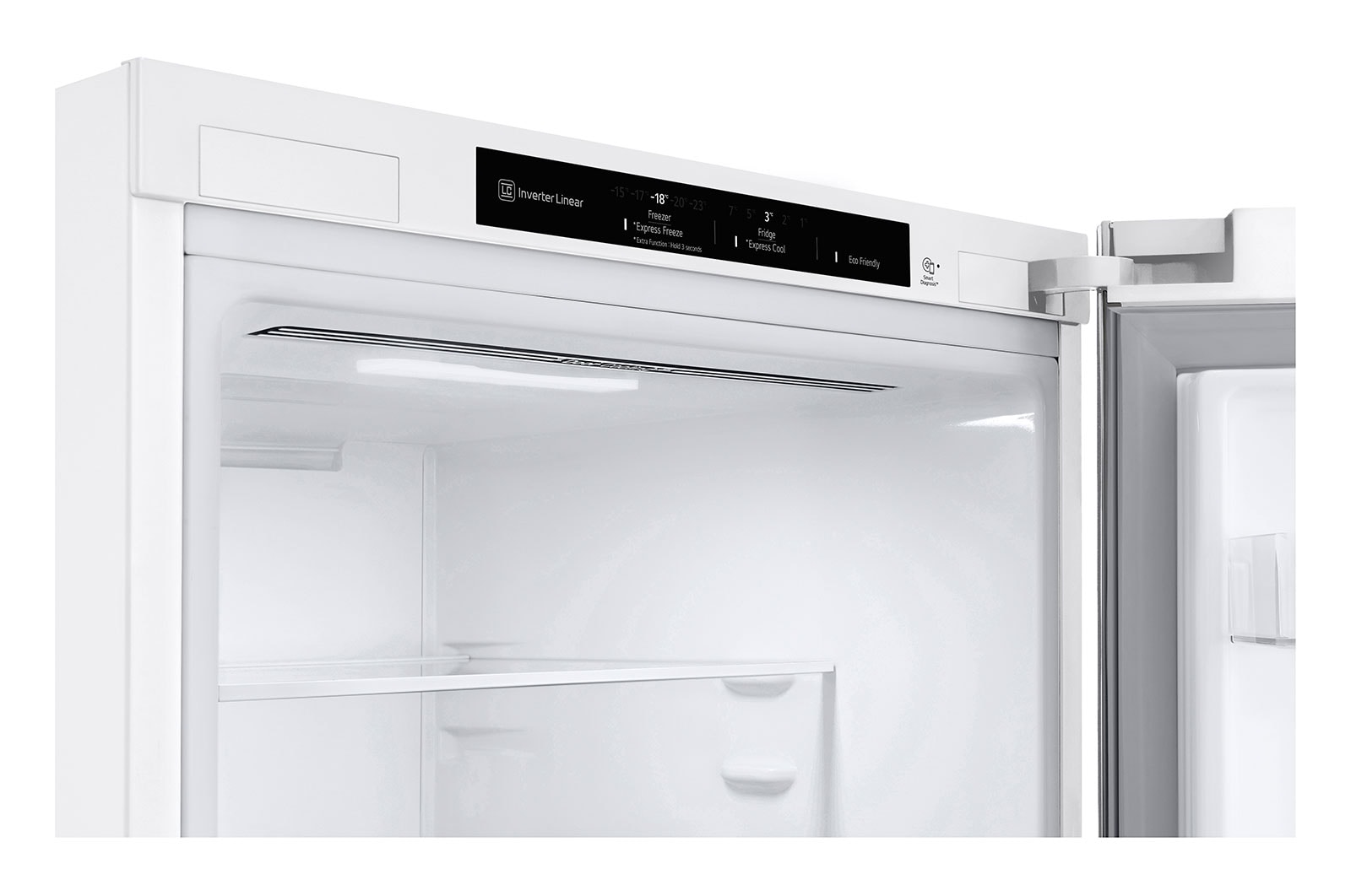 LG 344L Koel-vries combinatie GBV3100CSW Wit | DoorCooling+™ | FRESHConverter™ | Moist Balance Crisper™ | LG NL, GBV3100CSW