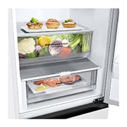 LG 344L Koel-vries combinatie GBV3100CSW Wit | DoorCooling+™ | FRESHConverter™ | Moist Balance Crisper™ | LG NL, GBV3100CSW