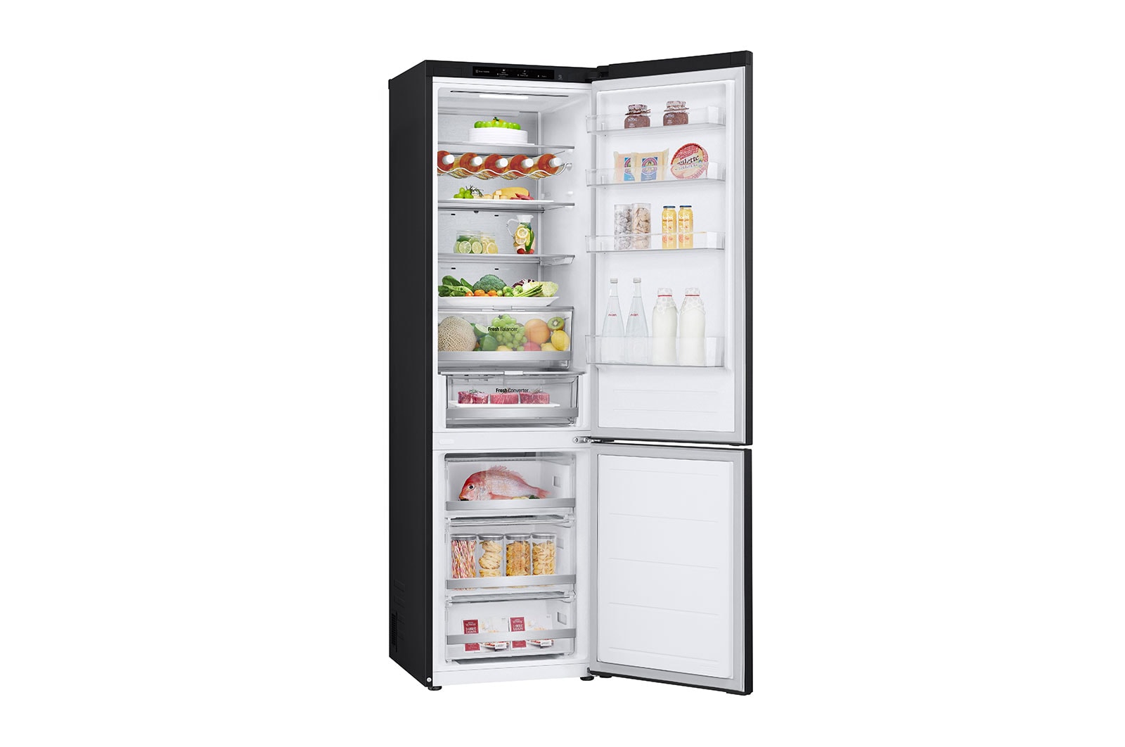 LG Koel-vries combinatie GBV7280BEV  |<br>387 L | DoorCooling+™ , GBV7280BEV