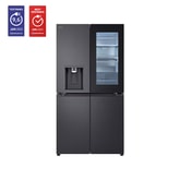 638L Amerikaanse koelkast Zwart | InstaView™ | DoorCooling+™ | Craft Ice™