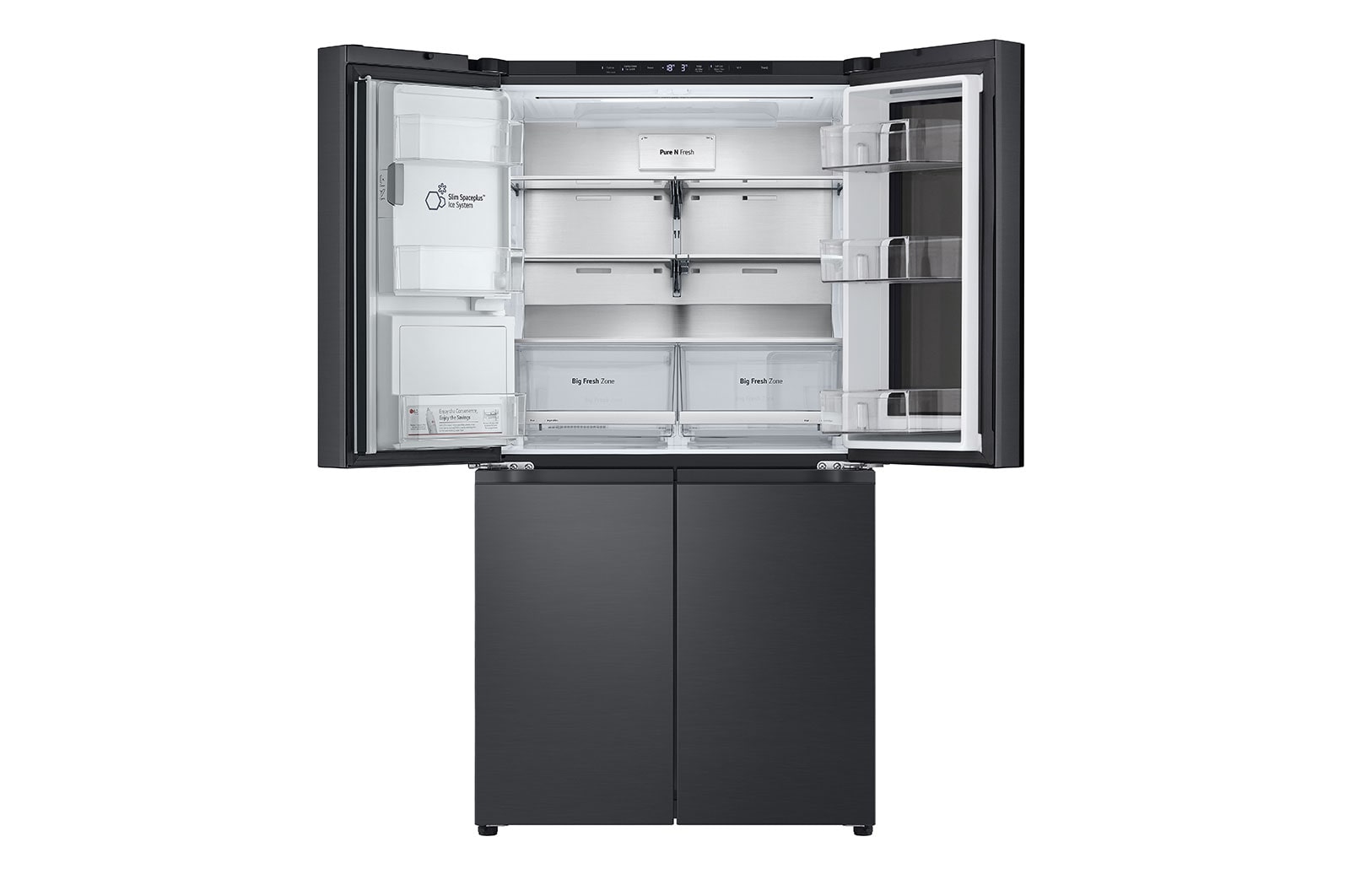 LG 638L Amerikaanse koelkast GMG960EVEE Zwart | InstaView™ | DoorCooling+™ | Craft Ice™ | LG NL , GMG960EVEE