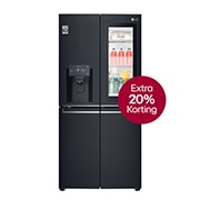 LG Smal design| 508L inhoud | InstaView™ Door-in-Door™ | DoorCooling+™ | Total No Frost | Inverter Linear Compressor, GMX844MCKV