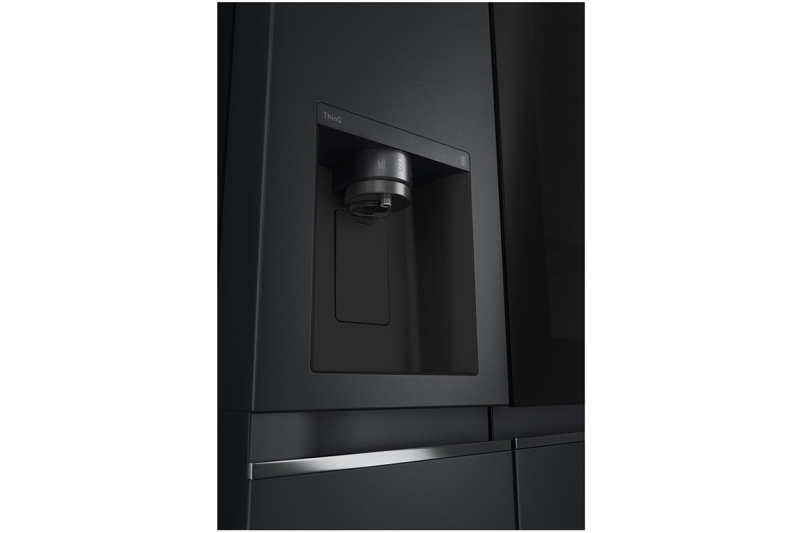 LG 628L Amerikaanse koelkast Zwart | InstaView™ | ThinQ™ | DoorCooling+™, GSGV80EPLD