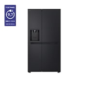 Voorkant van 638L Amerikaanse koelkast Zwart | DoorCooling+™ | FRESHConverter™ | Smart Inverter Compressor™ - GSLC40EPPE