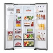 LG 638L Amerikaanse koelkast Zilver  | Linear Cooling™, GSLC40PYPE