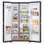 LG 641L Amerikaanse koelkast GSLC41EPPE Zwart | ThinQ™ | Uvnano™ | FRESH Converter™ | LG NL, GSLC41EPPE