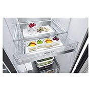 LG 641L Amerikaanse koelkast GSLC41EPPE Zwart | ThinQ™ | Uvnano™ | FRESH Converter™ | LG NL, GSLC41EPPE