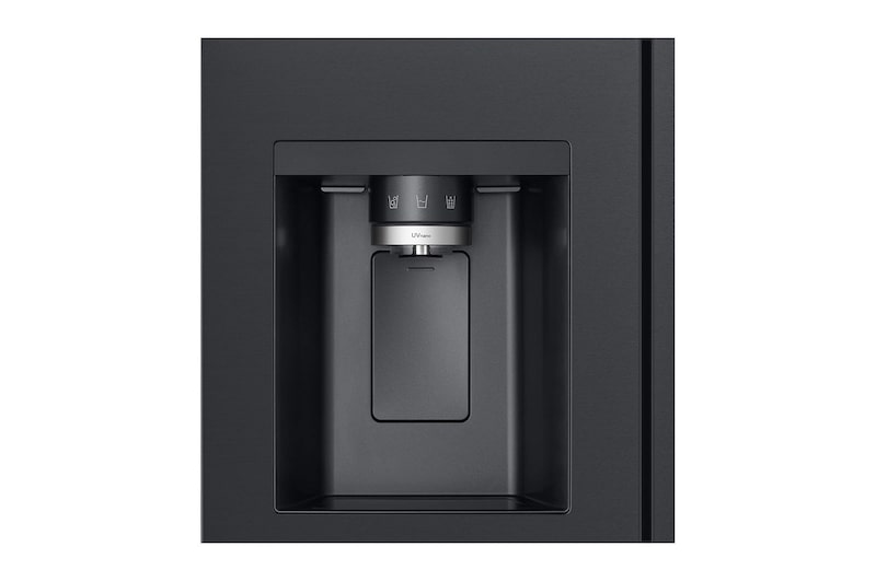 LG 628L Amerikaanse koelkast Zwart | ThinQ™ | Uvnano™ | FRESH Converter™, GSLE91EVAC