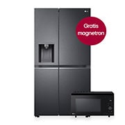 LG GSLV70MCTE Amerikaanse koelkast + gratis MJ39BIB magnetron, GSLV70MCTE.MJ39BIB