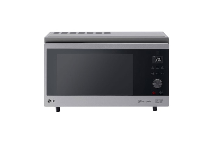 Vooraanzicht van 39L Smart Inverter Magnetron Zilver | Infrared Heating™ | EasyClean™, MJ3965ACS