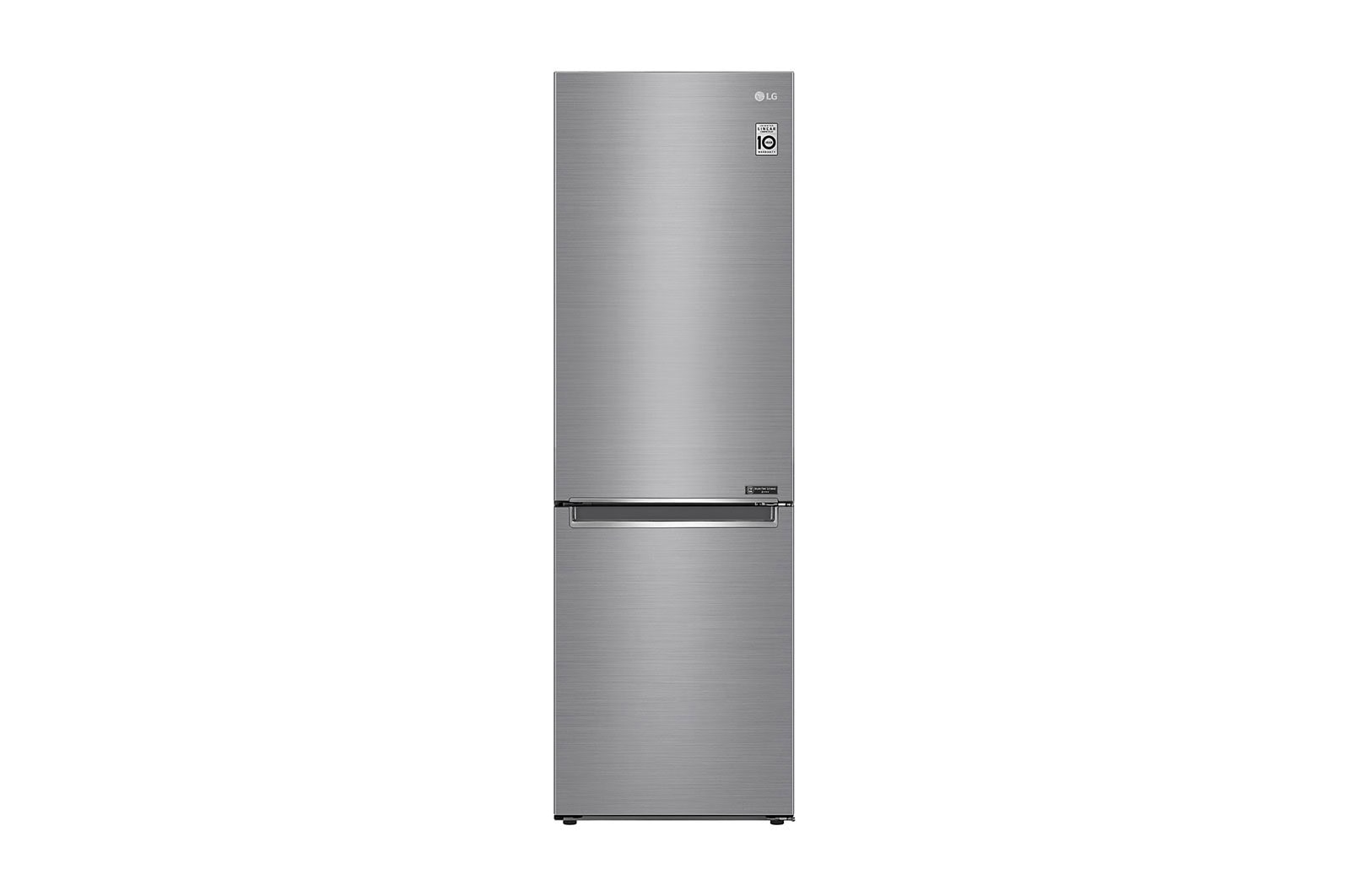 LG Altijd zuinig | D | Door Cooling+ | 341L inhoud | Total no frost | Inverter Linear Compressor| Groter koel & vriesvak | 36dB – Stilste koelkast, GBB61PZGFN