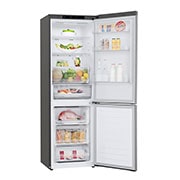 LG Altijd zuinig | D | Door Cooling+ | 341L inhoud | Total no frost | Inverter Linear Compressor| Groter koel & vriesvak | 36dB – Stilste koelkast, GBB61PZGFN