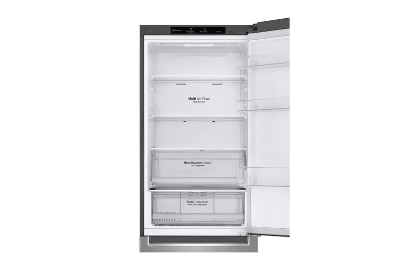 LG Door Cooling+ - Door en door koel | 341L inhoud | Moist Balance Crisper | Smart Inverter Compressor, GBB61PZGGN