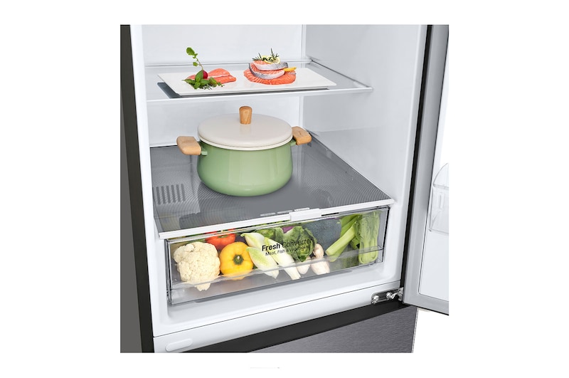 LG Door Cooling+ - Door en door koel | 341L inhoud | Smart Inverter Compressor, GBP61DSPGC