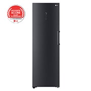 Vooraanzicht van 324L Vriezer vrijstaand Antraciet | Total No Frost | Multi Air Flow | Inverter Linear Compressor GFM61MCCSF