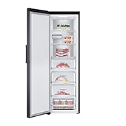 LG 324L Vriezer vrijstaand Antraciet | Total No Frost | Multi Air Flow | Inverter Linear Compressor, GFM61MCCSF