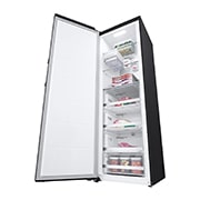 LG 324L Vriezer vrijstaand Antraciet | Total No Frost | Multi Air Flow | Inverter Linear Compressor, GFM61MCCSF