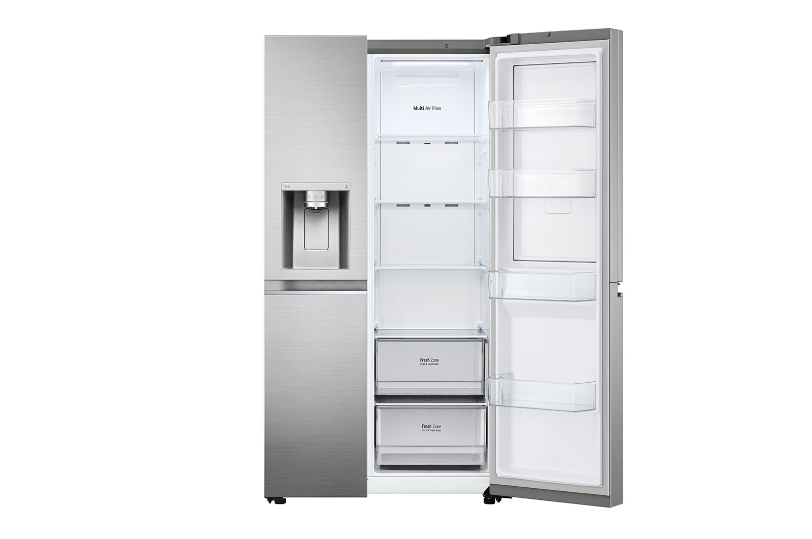 LG 635L inhoud | DoorCooling+™ | Door-in-Door™ | Water- en Ijsdispenser | Total No Frost | Inverter Linear Compressor, GSJV70PZTE