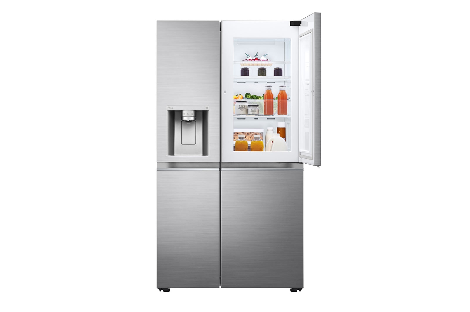 LG 635L inhoud | DoorCooling+™ | Door-in-Door™ | Water- en Ijsdispenser | Total No Frost | Inverter Linear Compressor, GSJV70PZTE