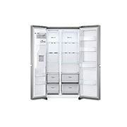 LG 635L inhoud | DoorCooling+™ | Door-in-Door™ | Water- en Ijsdispenser | Total No Frost | Inverter Linear Compressor, GSJV70PZTE