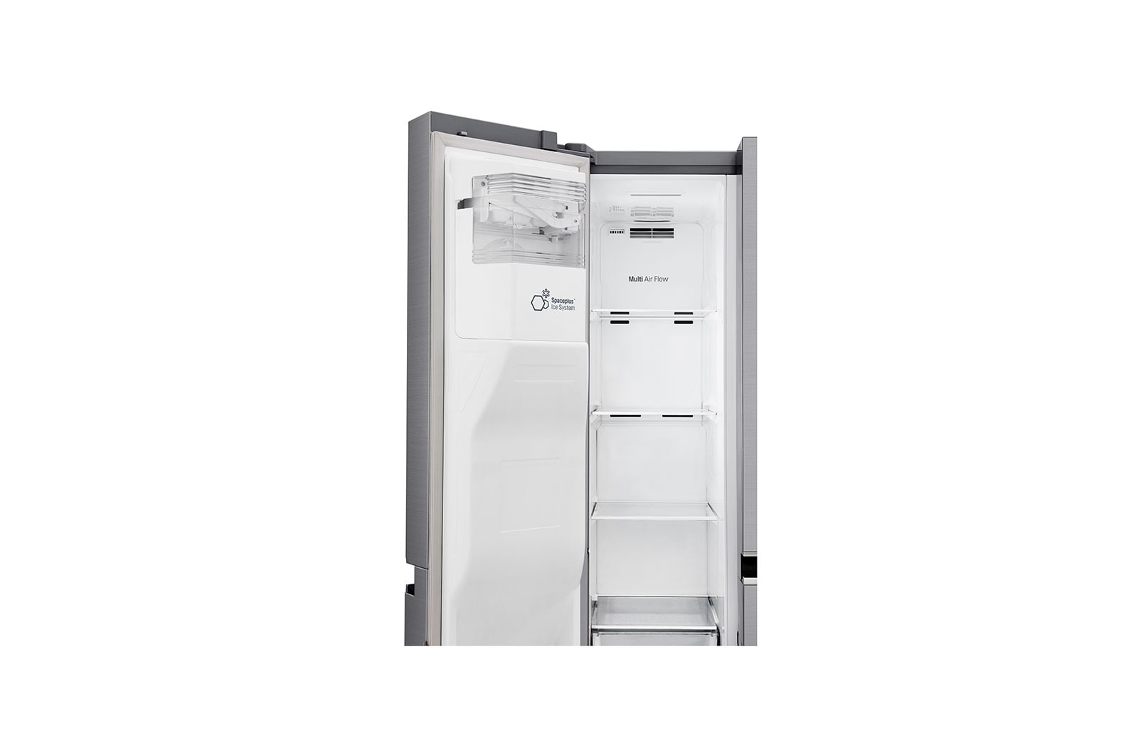 LG 625L inhoud | Water- en ijsdispenser | Moist Balance Crisper™ | Total No Frost | Inverter Linear Compressor, GSL481PZXZ