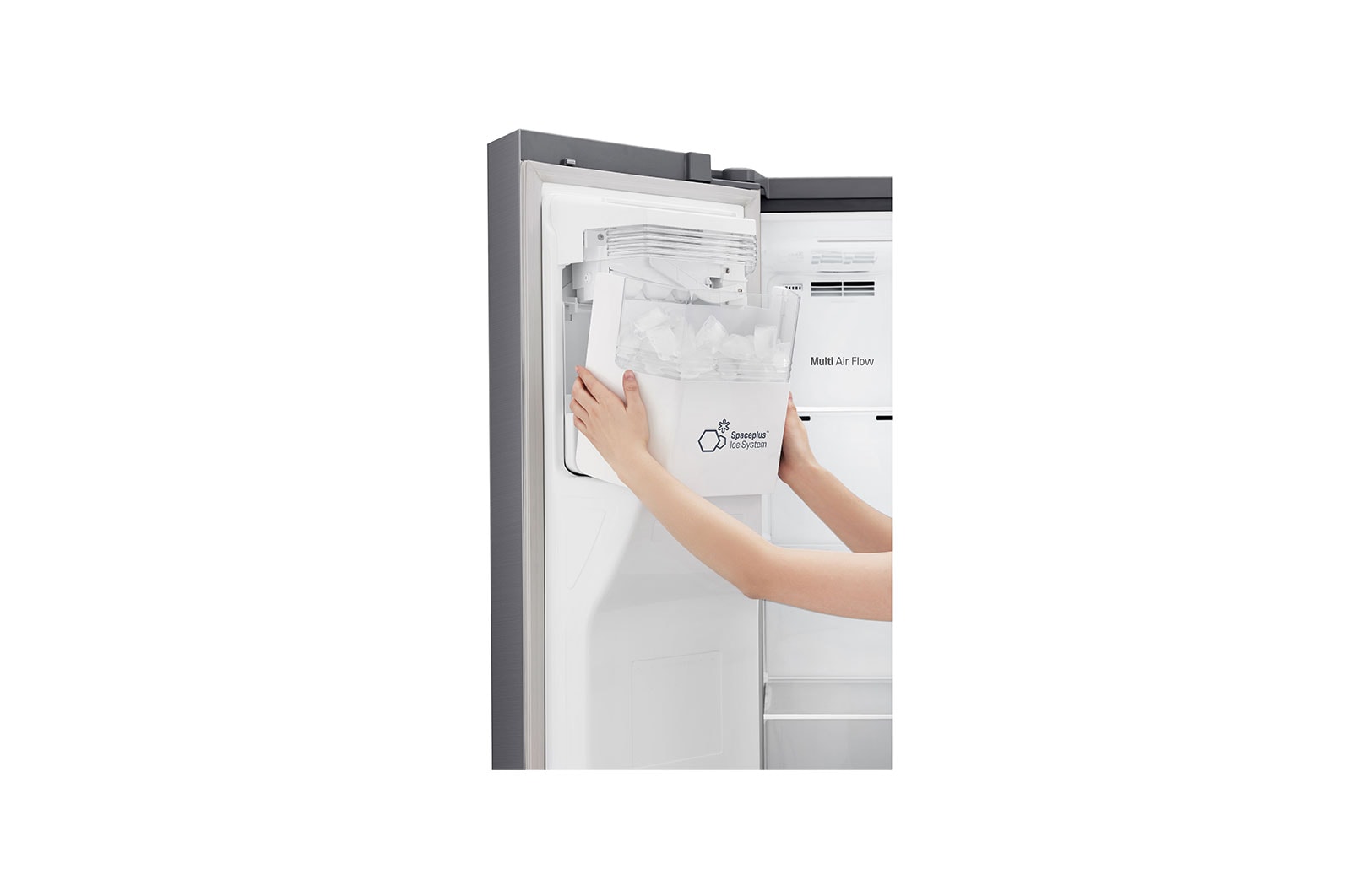LG 625L inhoud | Water- en ijsdispenser | Moist Balance Crisper™ | Total No Frost | Inverter Linear Compressor, GSL481PZXZ