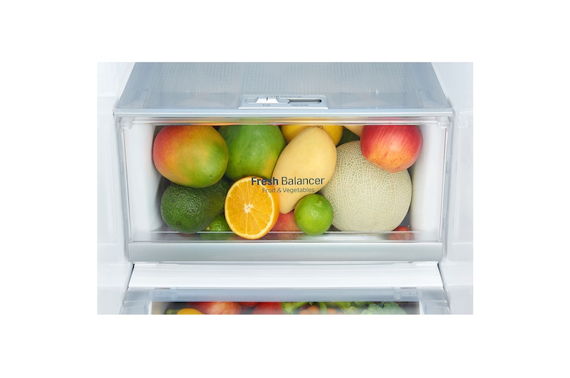 LG 625L inhoud | DoorCooling+™| FRESHBalancer™ | Total No Frost | Water- & ijsdispenser | Inverter Linear Compressor, GSL960PZVZ