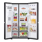 LG 635L inhoud | DoorCooling+™ | Water- en ijsdispenser | Total No Frost | Inverter Linear Compressor, GSLV70MCTE