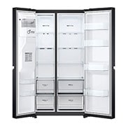 LG 635L inhoud | DoorCooling+™ | Water- en ijsdispenser | Total No Frost | Inverter Linear Compressor, GSLV70MCTE