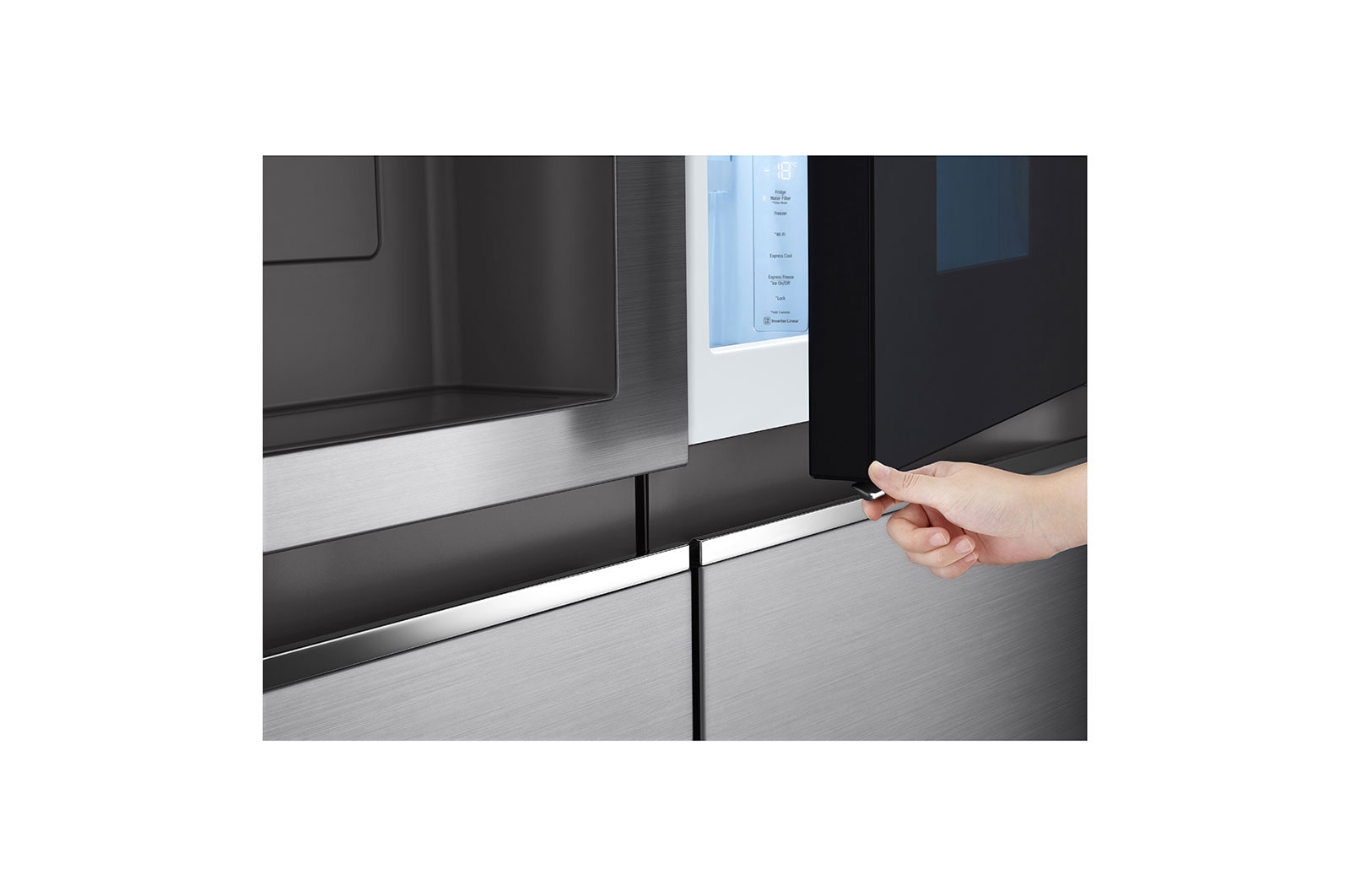 LG 635L Amerikaanse koelkast Zilver | InstaView™ | Door-in-Door™ | DoorCooling+™ | LG NL, GSXV80PZLE
