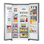 LG 635L Amerikaanse koelkast Zilver | InstaView™ | Door-in-Door™ | DoorCooling+™ | LG NL, GSXV80PZLE