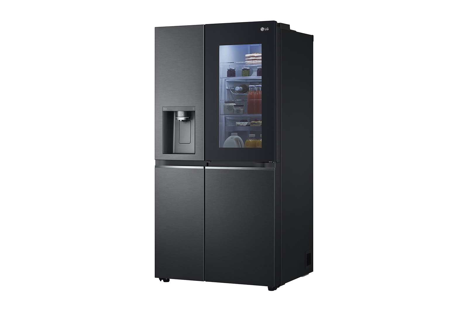 LG 635L inhoud | InstaView™ Door-in-Door™ | DoorCooling+™ | Water- en ijsdispenser met UVnano™ | Total No Frost | Inverter Linear Compressor, GSXV90MCAE