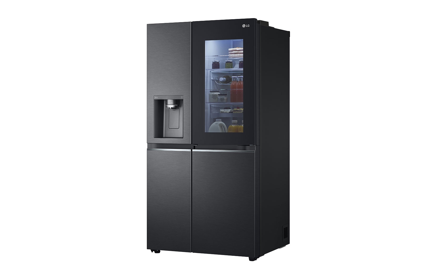 LG 635L inhoud | InstaView™ Door-in-Door™ | DoorCooling+™ | Water- en ijsdispenser met UVnano™ | Craft Ice™ | Total No Frost | Inverter Linear Compressor, GSXV90MCDE