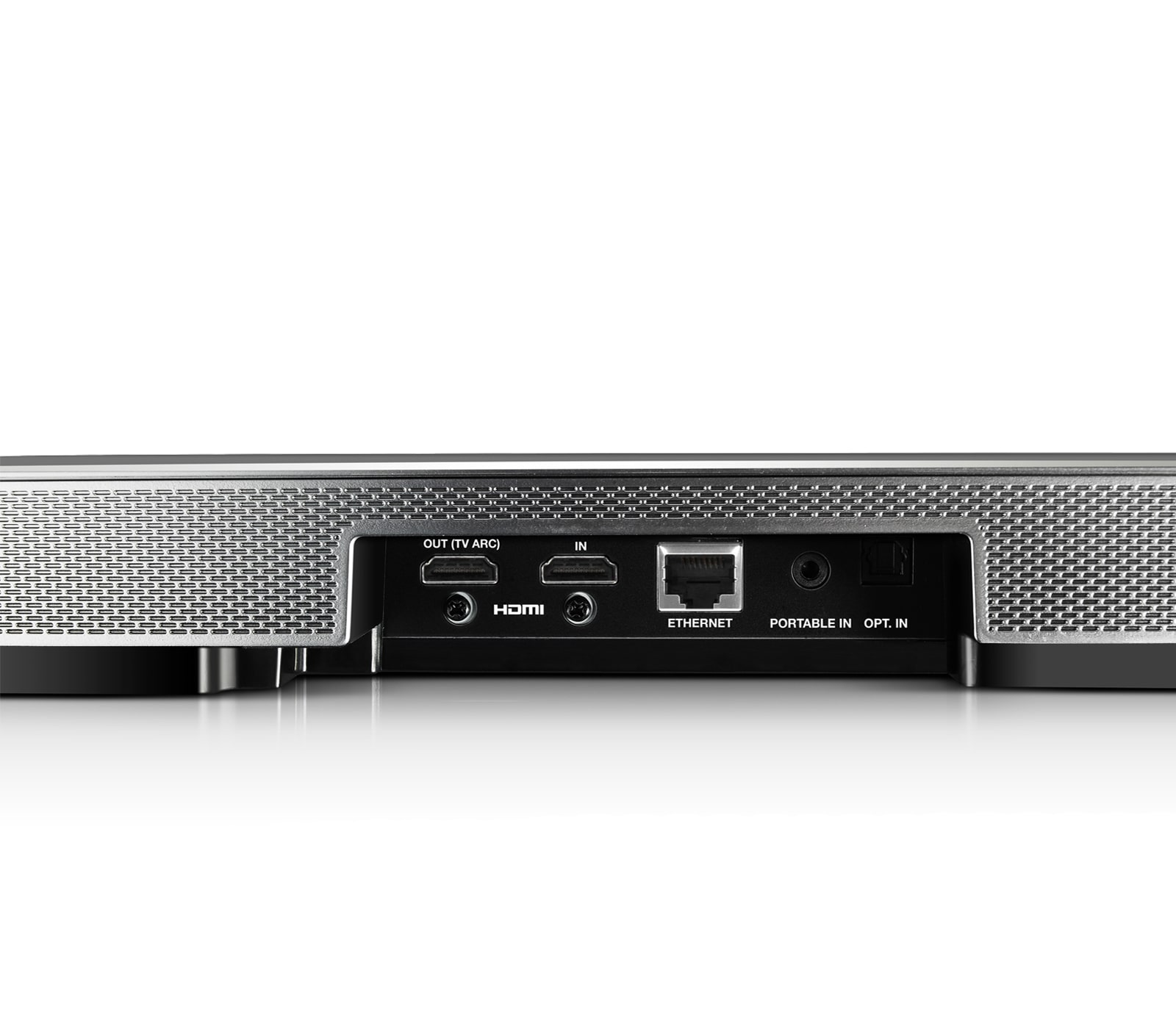 LG HS8 Soundbar | Curved Design | 4.1ch | 360W | Draadloze subwoofer | Geschikt voor 55" en 65" TV's | TV Sound Sync, HS8 (LAS855M)
