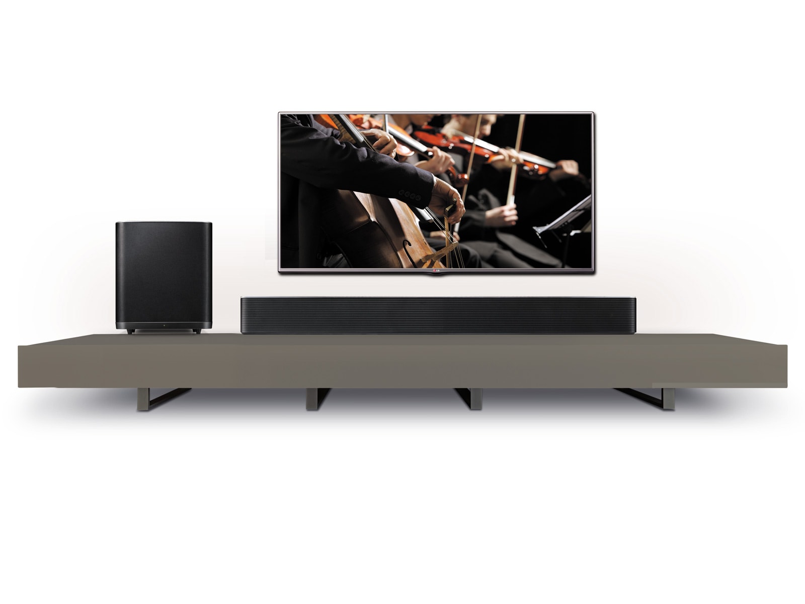 LG HS9 Soundbar | 700W Smart Hi-Fi Audio Wireless Multi Room Soundbar met draadloze Subwoofer, HS9 (LAS950M)