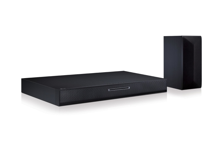LG 2.1ch surround sound | 200W audio vermogen | Draadloze Subwoofer | Blu-ray | Multiroom Compatible | Bluetooth 4.0 | HDMI 2 In/ 1 Out | Optical | Portable in, LAB550W