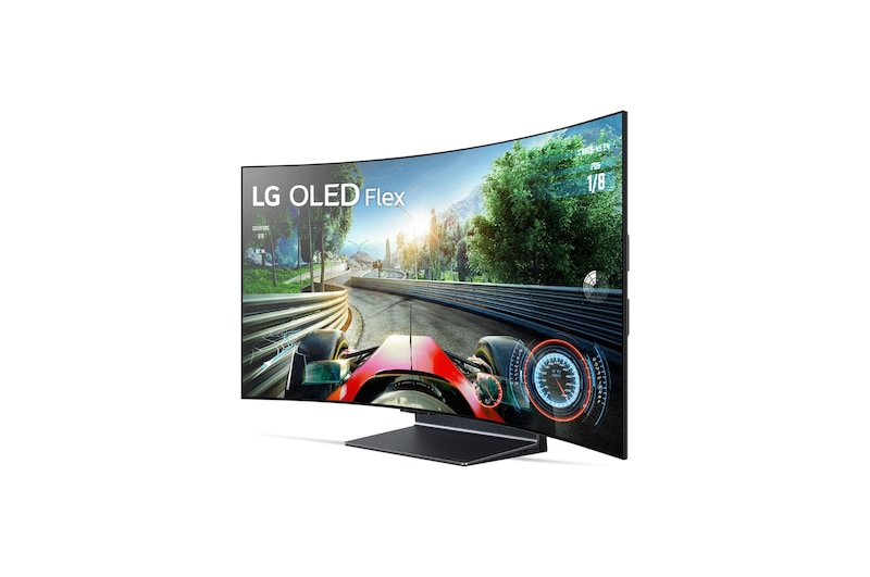 Vooraanzicht van LG OLED Flex 42LX3Q6LA