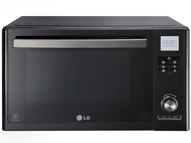 LG Lightwave technologie | Convectie / Grill / Magnetron | Houtskool + Quartz Hitte Element | Grill temp zone, MJ3281CBS