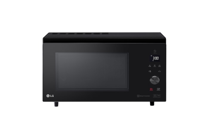 Vooraanzicht van 39L Smart Inverter Magnetron Zwart | Infrared Heating™ | EasyClean™, MJ3965BIB